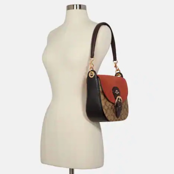 Authentic Coach Kleo Shoulder/Crossbody Bag 23 - Picture 4 of 7